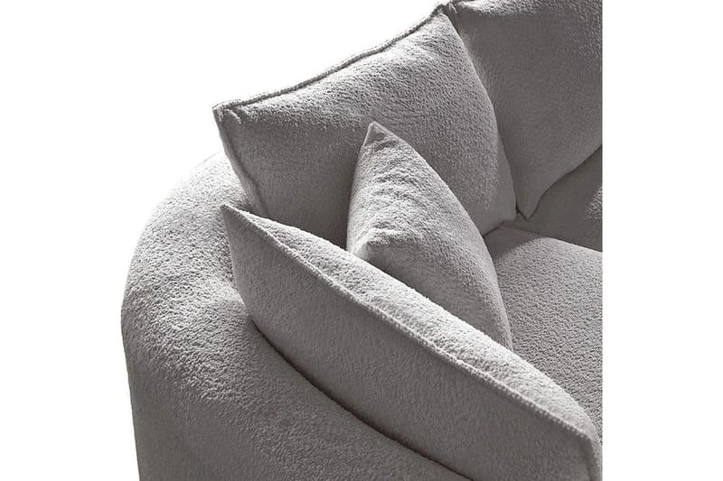 Hungirr Sofa med divan 4-seter - Grå - Møbler - Sofaer - Sofa med sjeselong