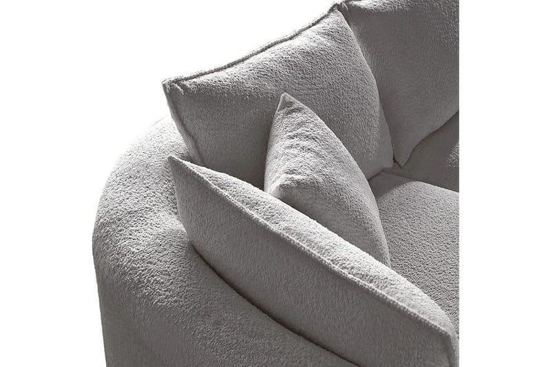 Hungirr Sofa med divan 4-seter - Grå - Møbler - Sofaer - Sofa med sjeselong