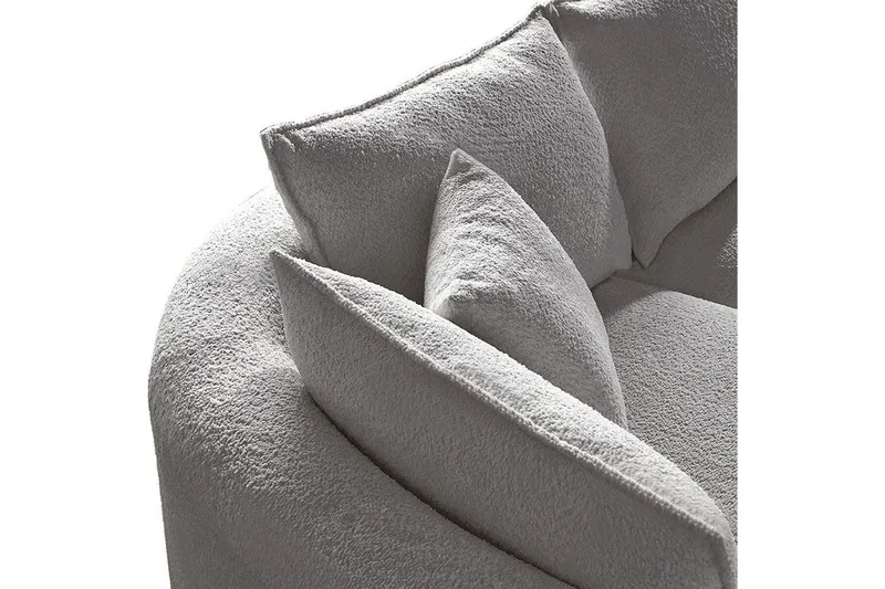 Hungirr Sofa med divan 4-seter - Grå - Møbler - Sofaer - Sofa med sjeselong