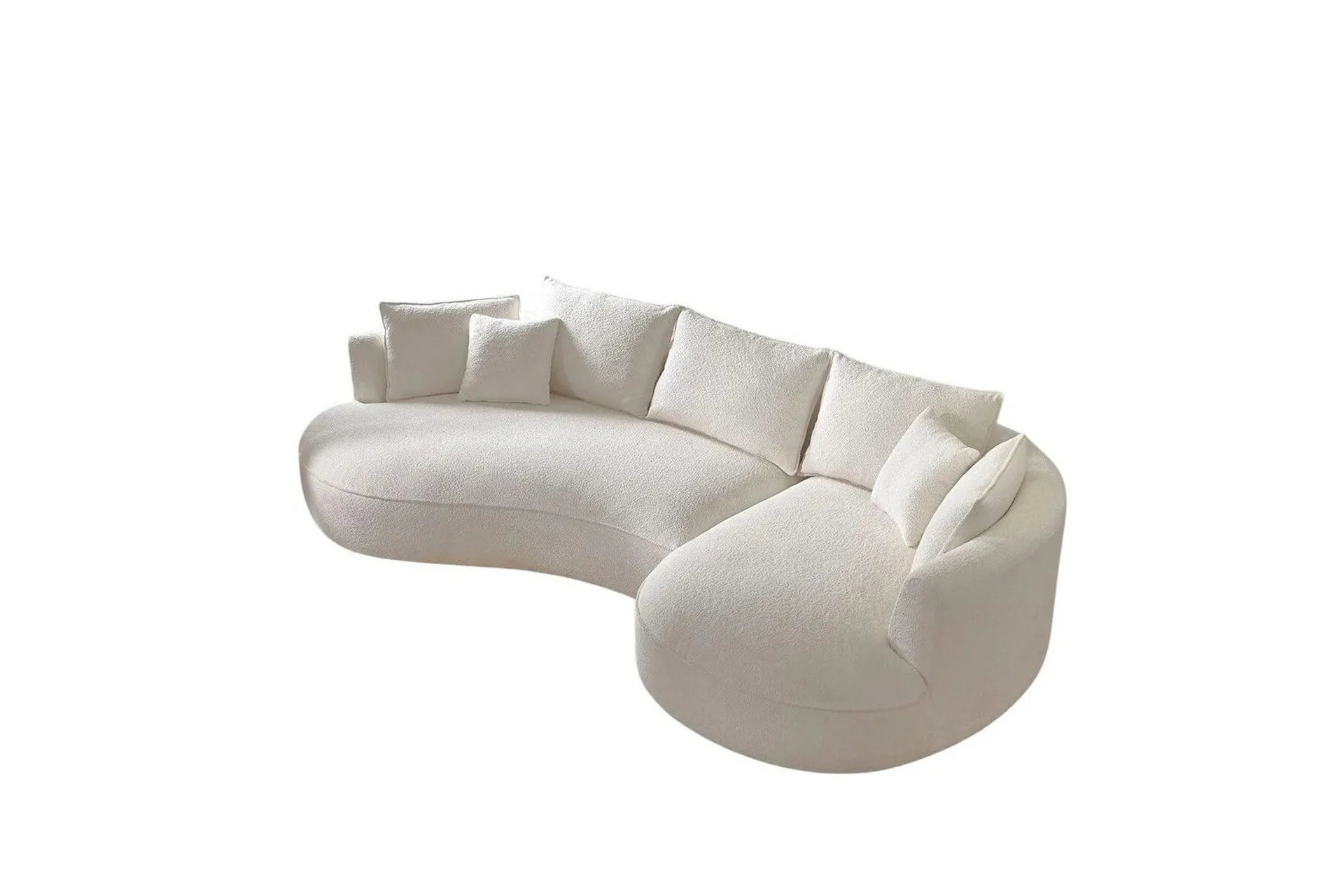 Hungirr Sofa med divan 4-seter - Hvit