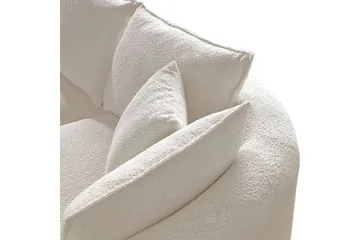 Hungirr Sofa med divan 4-seter - Hvit - Møbler - Sofaer - 4 seter sofa