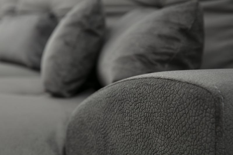 Jaraad Hjørnesofa med Divan Høyre - Svart - Møbler - Sofaer - Sofa med sjeselong