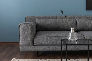Jivago Divansofa Høyre - Grå/Svart - Møbler - Sofaer - Sofa med sjeselong