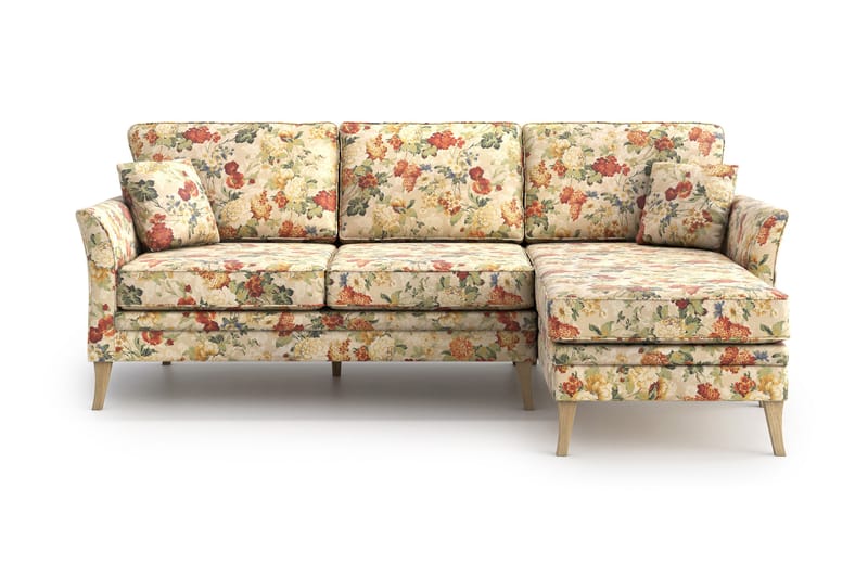 Juliette 3-seter Divansofa - Flerfarget - Møbler - Sofaer - Sofa med sjeselong