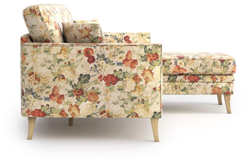 Juliette 3-seter Divansofa - Flerfarget - Møbler - Sofaer - Sofa med sjeselong