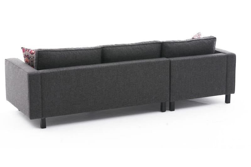 Kaletea Sofa m. Divan 4-seters - Antrasitt - Møbler - Sofaer - Sofa med sjeselong