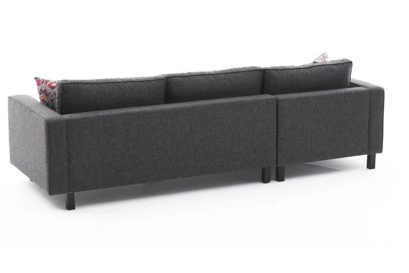 Kaletea Sofa m. Divan 4-seters - Antrasitt - Møbler - Sofaer - Hjørnesofa - Hjørnesofa med divan