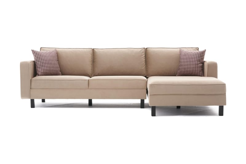 Kaletea Sofa m. Divan 4-seters - Beige - Møbler - Sofaer - Sofa med sjeselong