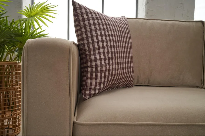 Kaletea Sofa m. Divan 4-seters - Beige - Møbler - Sofaer - Hjørnesofa