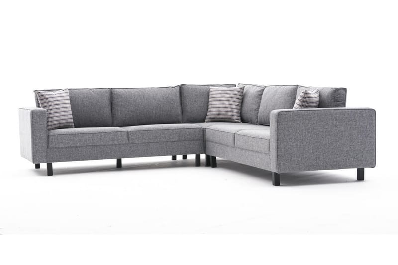 Kaletea Sofa m. Divan 4-seters - Grå - Møbler - Sofaer - Sofa med sjeselong