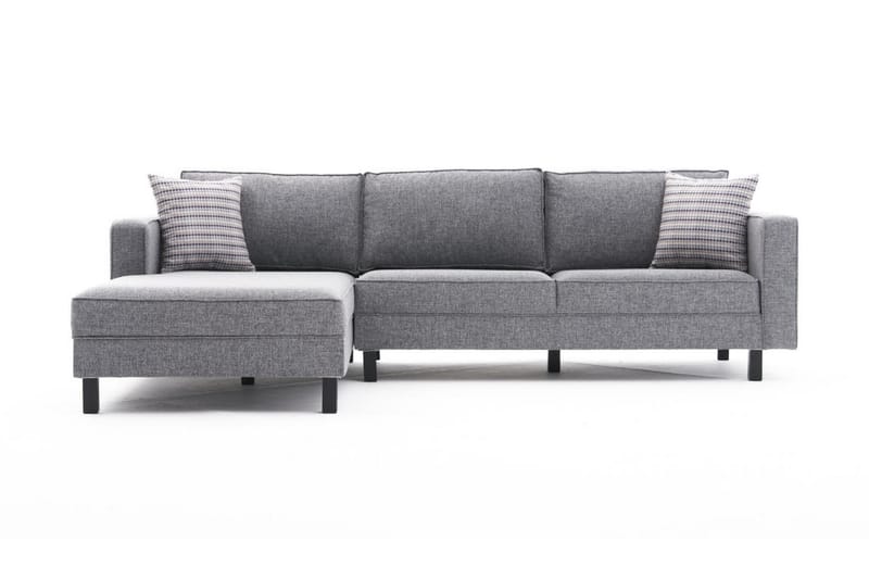 Kaletea Sofa m. Divan 4-seters - Grå - Møbler - Sofaer - Sofa med sjeselong