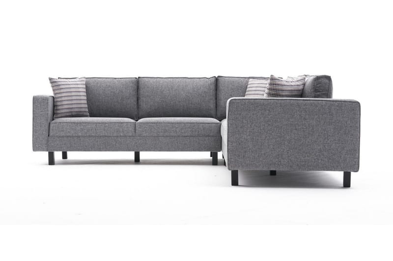 Kaletea Sofa m. Divan 4-seters - Grå - Møbler - Sofaer - Hjørnesofa - Hjørnesofa med divan