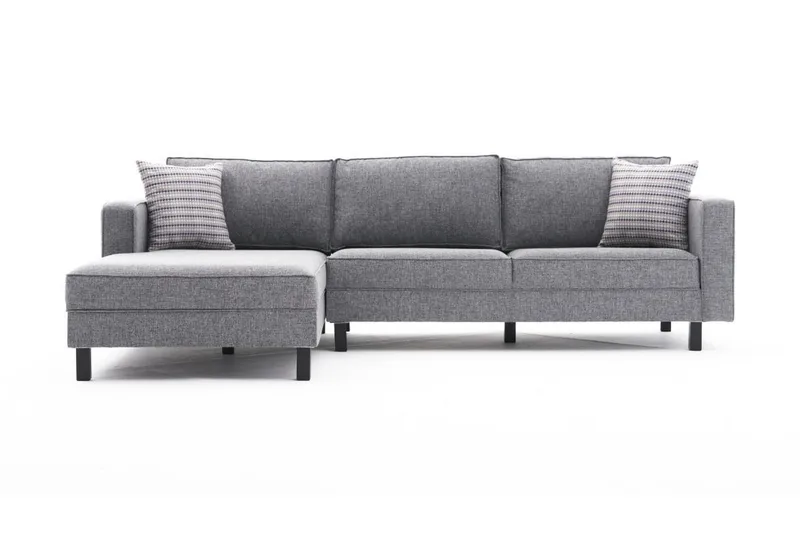 Kaletea Sofa m. Divan 4-seters, Grå