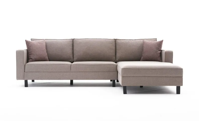 Kaletea Sofa m. Divan 4-seters - Krem - Møbler - Sofaer - Sofa med sjeselong