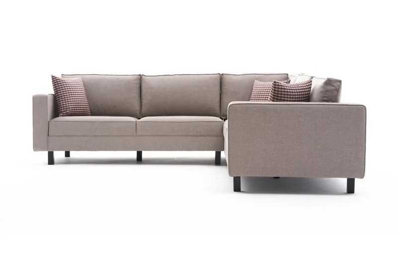 Kaletea Sofa m. Divan 4-seters - Krem - Møbler - Sofaer - Hjørnesofa - Hjørnesofa med divan