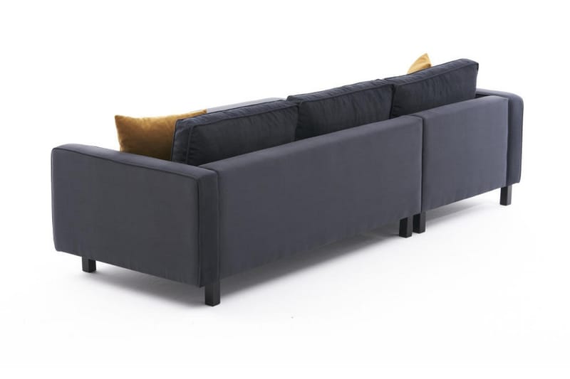 Kaletea Sofa m. Divan 4-seters - Mørkegrå - Møbler - Sofaer - Sofa med sjeselong