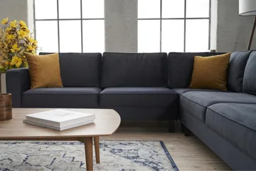 Kaletea Sofa m. Divan 4-seters - Mørkegrå - Møbler - Sofaer - Hjørnesofa