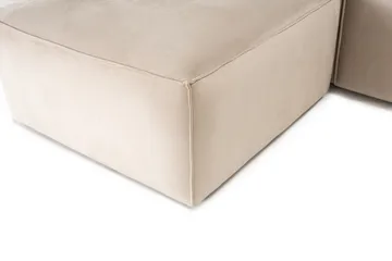 Kaolins Sofa med Sjeselong 3-seter - Krem - Møbler - Sofaer - Sofa med sjeselong