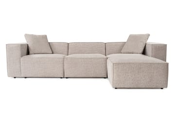 Kaolins Sofa med Sjeselong 3-seter - Mokka - Møbler - Sofaer - Sofa med sjeselong