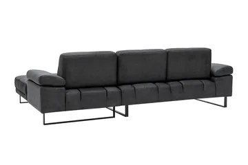 Kitimat Divansofa 3-seters - Antrasitt - Møbler - Sofaer - Sofa med sjeselong - 3 seters sofa med divan