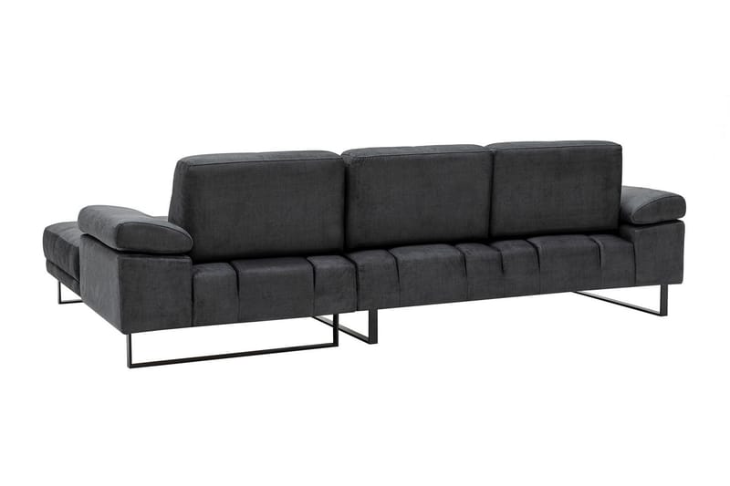 Kitimat Divansofa 3-seters - Antrasitt - Møbler - Sofaer - Sofa med sjeselong - 3 seters sofa med divan