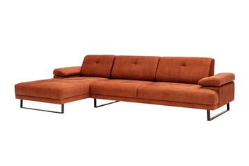 Kitimat Divansofa 3-seters - Oransje - Møbler - Sofaer - Sofa med sjeselong - 3 seters sofa med divan
