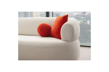 Kollumber Sofa med divan 3-seter - Hvit - Møbler - Sofaer - Sofa med sjeselong