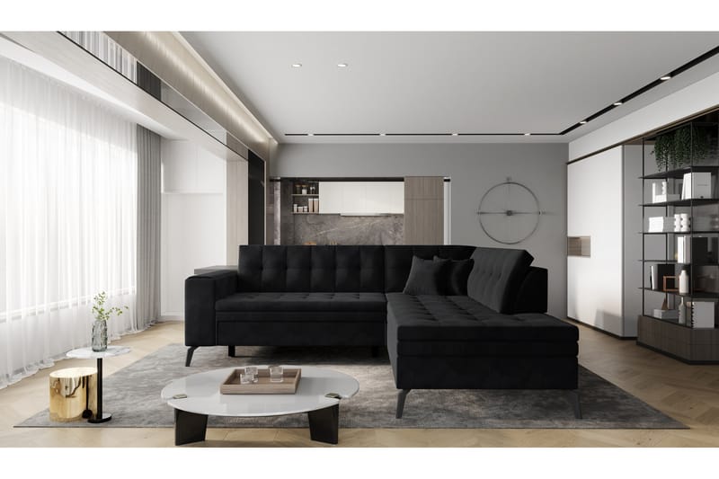 Lanvin sofa med Sjeselong Høyre - Møbler - Sofaer - Sofa med sjeselong