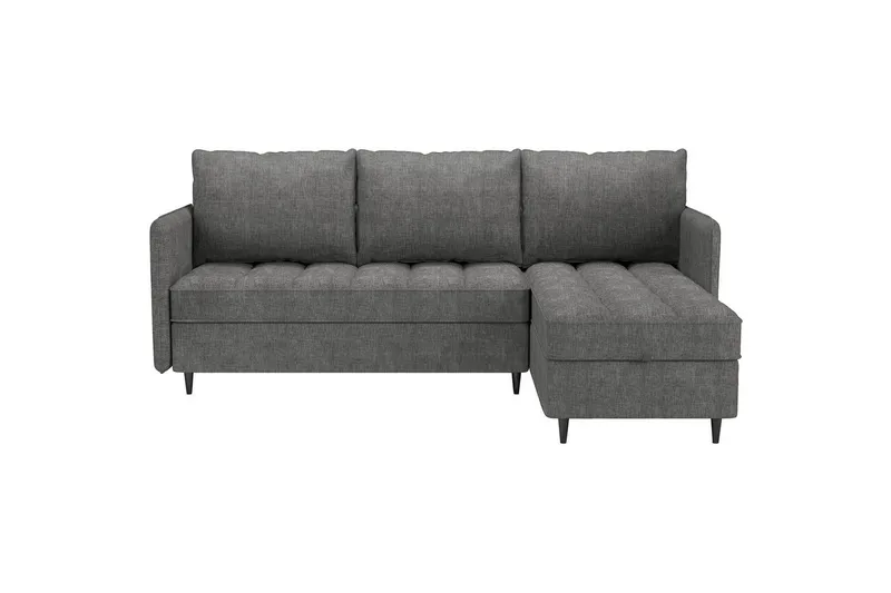Lindhus Sofa med Divan 3-seter - Grå - Møbler - Sofaer - Sofa med sjeselong