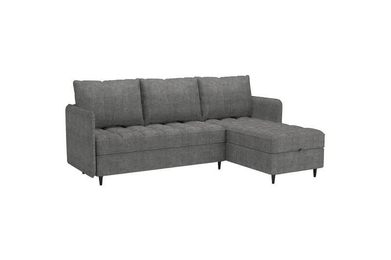 Lindhus Sofa med Divan 3-seter - Grå - Møbler - Sofaer - Sofa med sjeselong