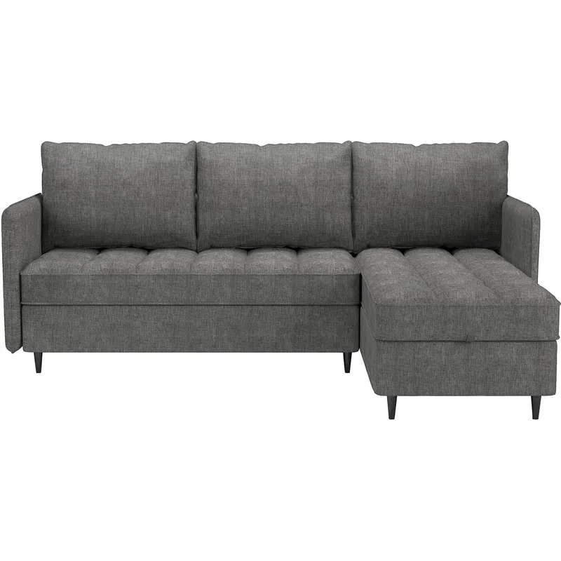 Lindhus Sofa med Divan 3-seter - Grå - Møbler - Sofaer - Sofa med sjeselong