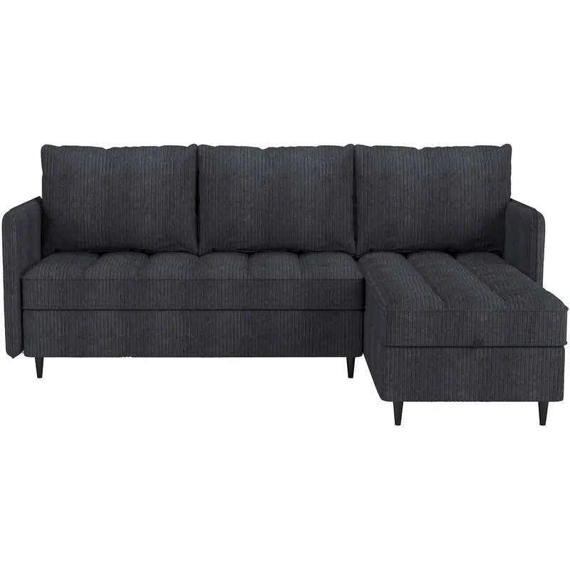 Lindhus Sofa med Divan 3-seter - Grå - Møbler - Sofaer - Sofa med sjeselong