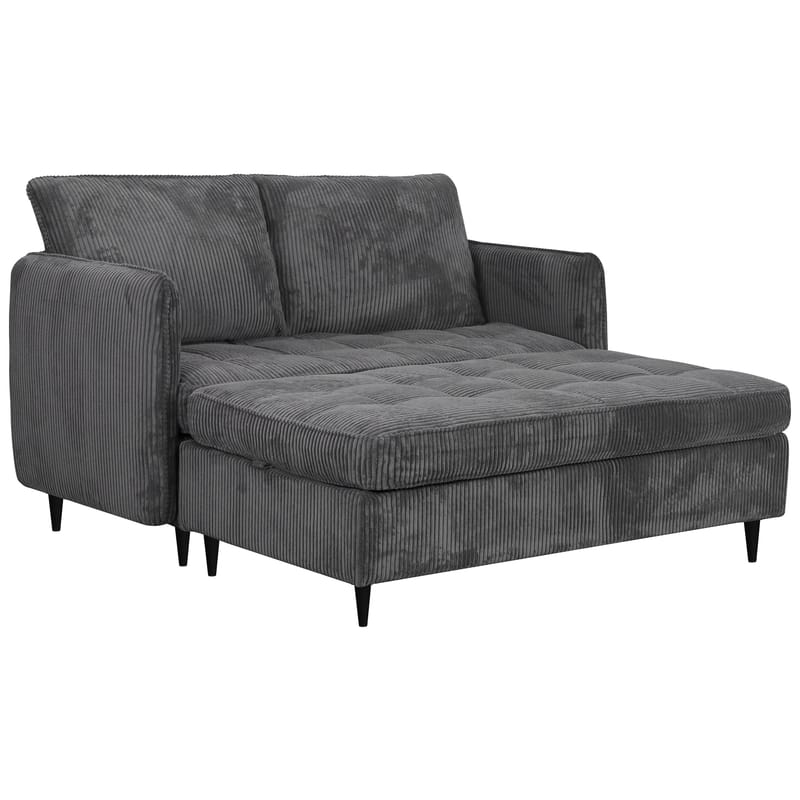 Lindhus Sofa med Divan 3-seter - Grå - Møbler - Sofaer - Sofa med sjeselong