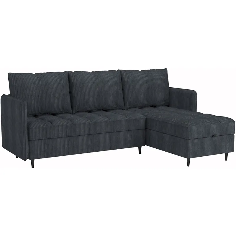Lindhus Sofa med Divan 3-seter, Grå