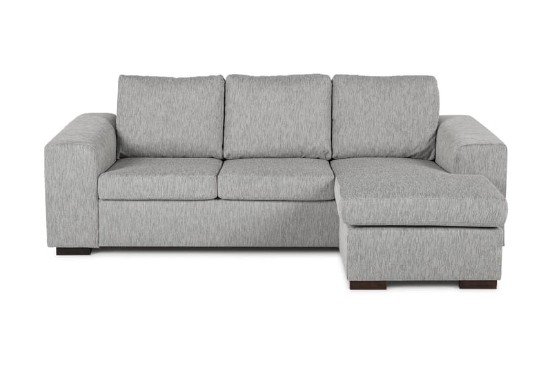 Link 3-seters Vendbar L-formet Divansofa i Stoff - Lys grå - Møbler - Sofaer - Sofa med sjeselong
