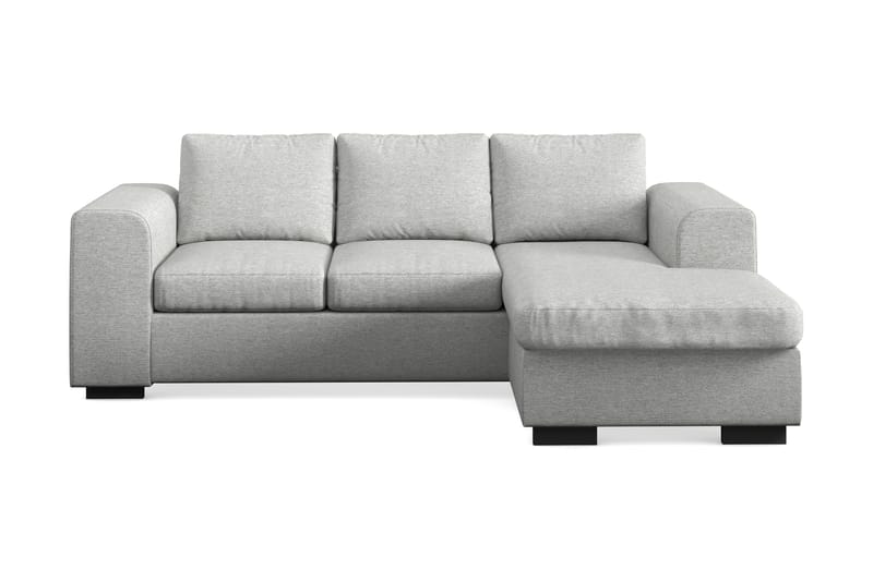 Link 3-seters Vendbar L-formet Divansofa i Stoff - Lys grå - Møbler - Sofaer - Sofa med sjeselong