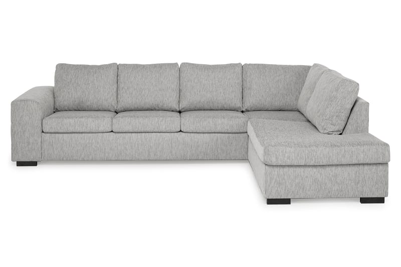 Link 4-seters Høyrevendt L-formet Large Sjeselongsofa i Stoff - Lys grå - Møbler - Sofaer - Sofa med sjeselong