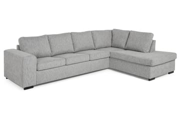 Link 4-seters Høyrevendt L-formet Large Sjeselongsofa i Stoff - Lys grå - Møbler - Sofaer - Sofa med sjeselong