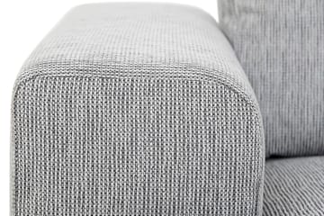 Link 4-seters Høyrevendt L-formet Large Sjeselongsofa i Stoff - Lys grå - Møbler - Sofaer - Sofa med sjeselong