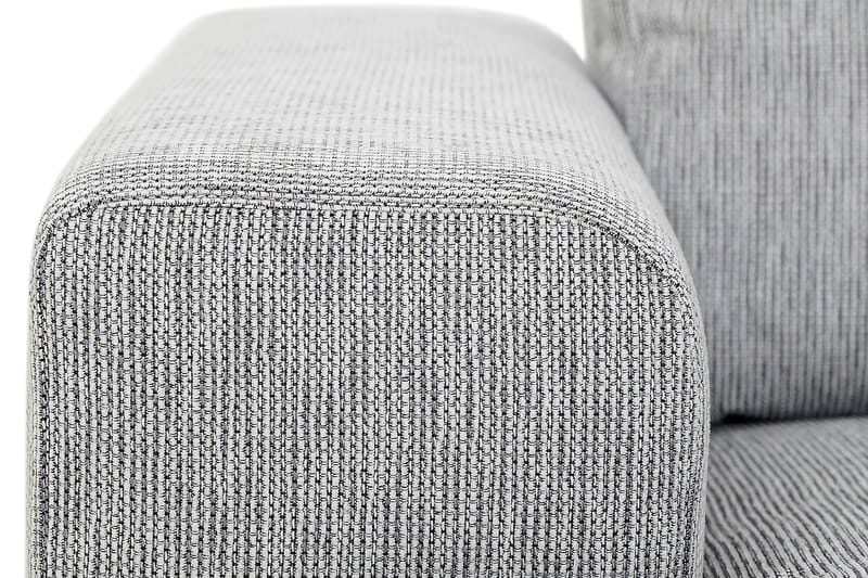 Link 4-seters Høyrevendt L-formet Large Sjeselongsofa i Stoff - Lys grå - Møbler - Sofaer - Sofa med sjeselong