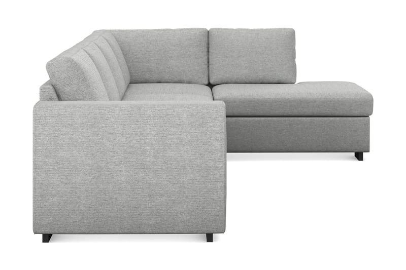 Link 4-seters Høyrevendt L-formet Large Sjeselongsofa i Stoff - Lys grå - Møbler - Sofaer - Sofa med sjeselong
