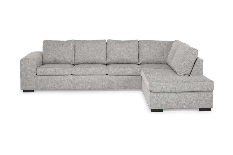 Link 4-seters Høyrevendt L-formet Sjeselongsofa i Stoff - Lys grå - Møbler - Sofaer - Sofa med sjeselong
