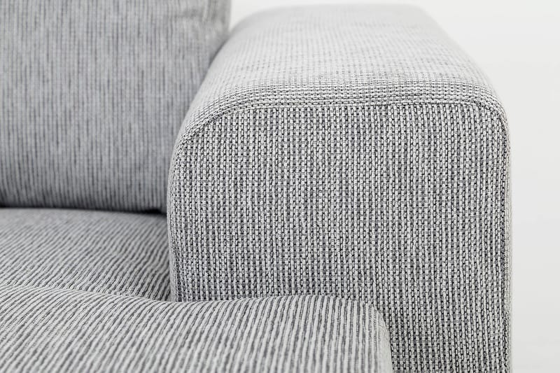 Link 4-seters U-formet Sofa med Dobbeldivan i Stoff - Lys grå - Møbler - Sofaer - Sofa med sjeselong