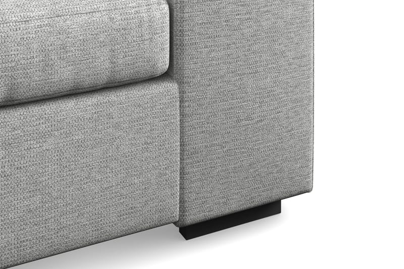 Link 4-seters U-formet Sofa med Dobbeldivan i Stoff - Lys grå - Møbler - Sofaer - Sofa med sjeselong
