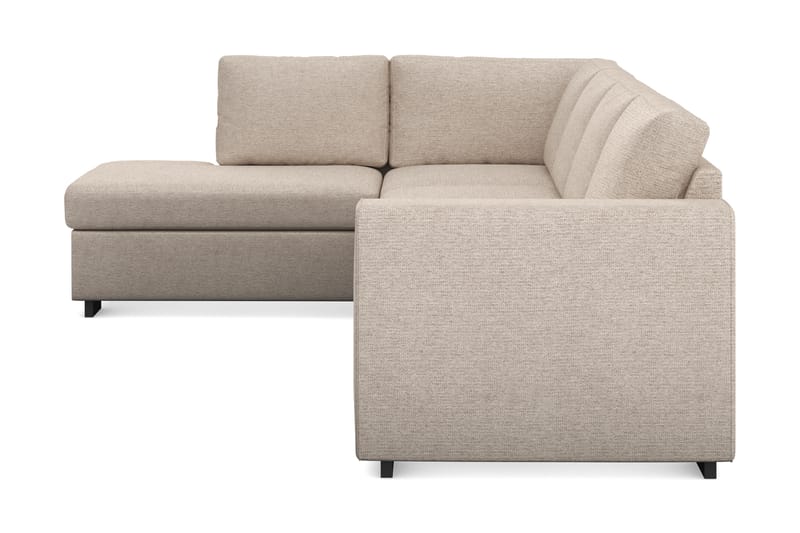 Link 4-seters Venstrevendt L-formet Large Sjeselongsofa i Stoff - Beige - Møbler - Sofaer - Sofa med sjeselong