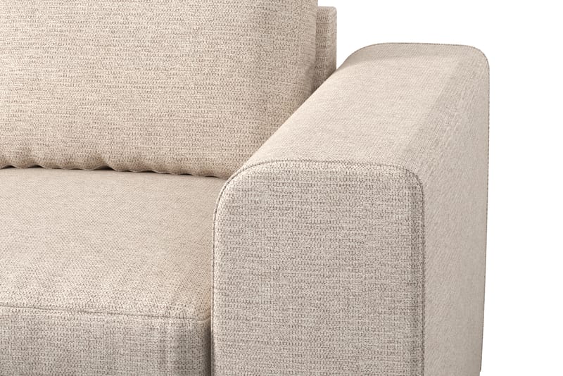 Link 4-seters Venstrevendt L-formet Large Sjeselongsofa i Stoff - Beige - Møbler - Sofaer - Sofa med sjeselong