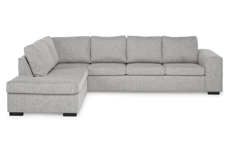 Link 4-seters Venstrevendt L-formet Large Sjeselongsofa i Stoff - Lys grå - Møbler - Sofaer - Sofa med sjeselong