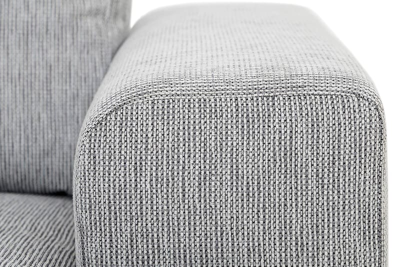 Link 4-seters Venstrevendt L-formet Large Sjeselongsofa i Stoff - Lys grå - Møbler - Sofaer - Sofa med sjeselong
