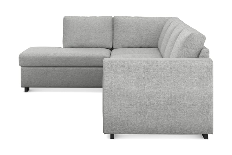 Link 4-seters Venstrevendt L-formet Large Sjeselongsofa i Stoff - Lys grå - Møbler - Sofaer - Sofa med sjeselong