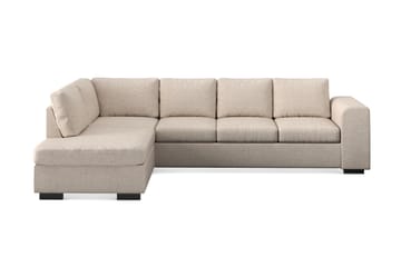 Link 4-seters Venstrevendt L-formet Sjeselongsofa i Stoff